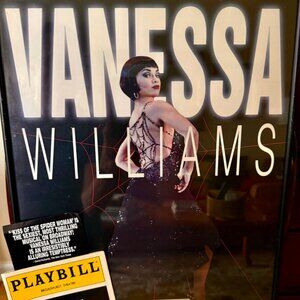 VANESSA WILLIAMS, KISS OF THE SPIDER WOMAN, FRAMED BROADWAY POSTER & PLAYBILL'94